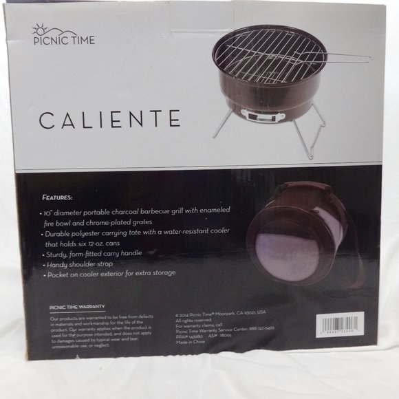 CALIENTE Combo BBQ Grill/Cooler/Tote NWT - Picture 8 of 8